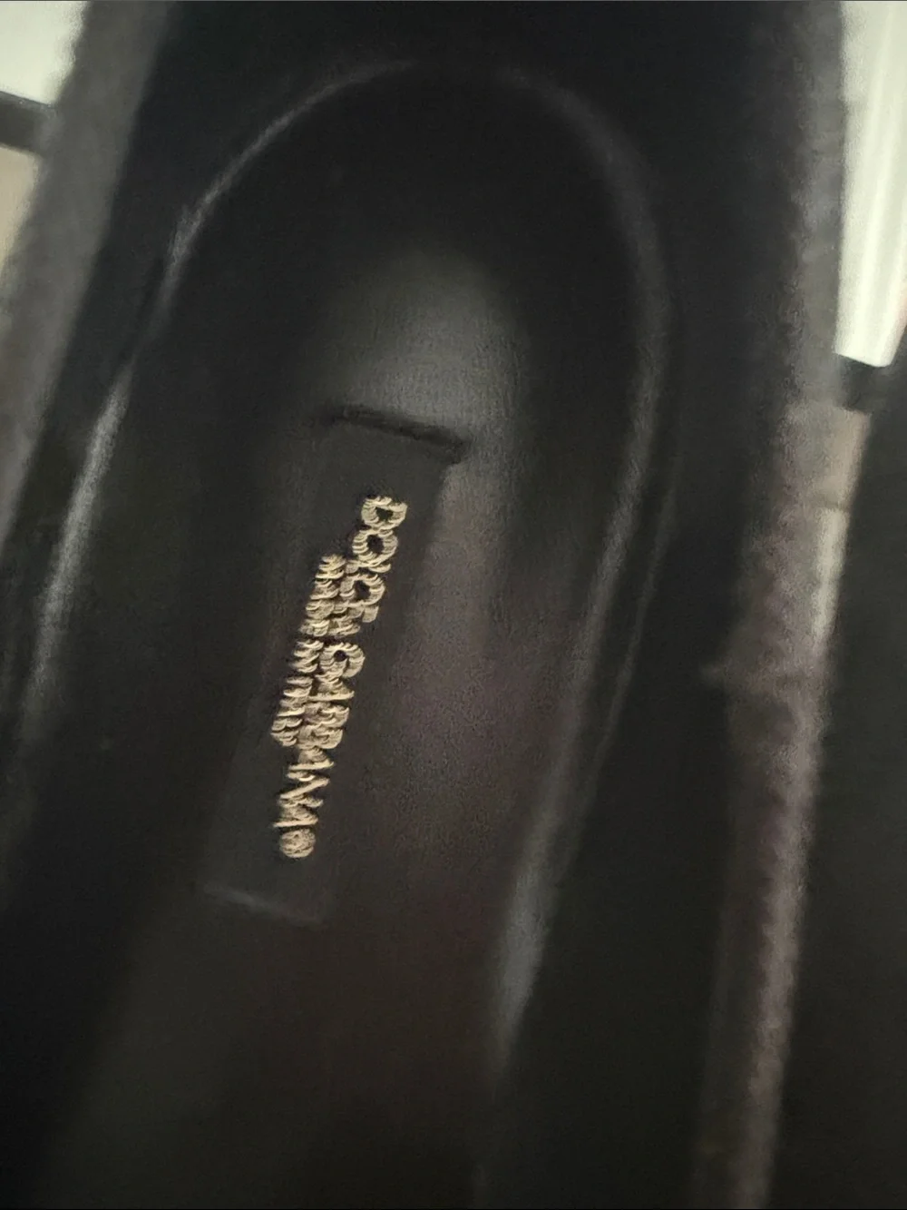 Dolce & Gabbana Black Pointed Embellished Heart Flats